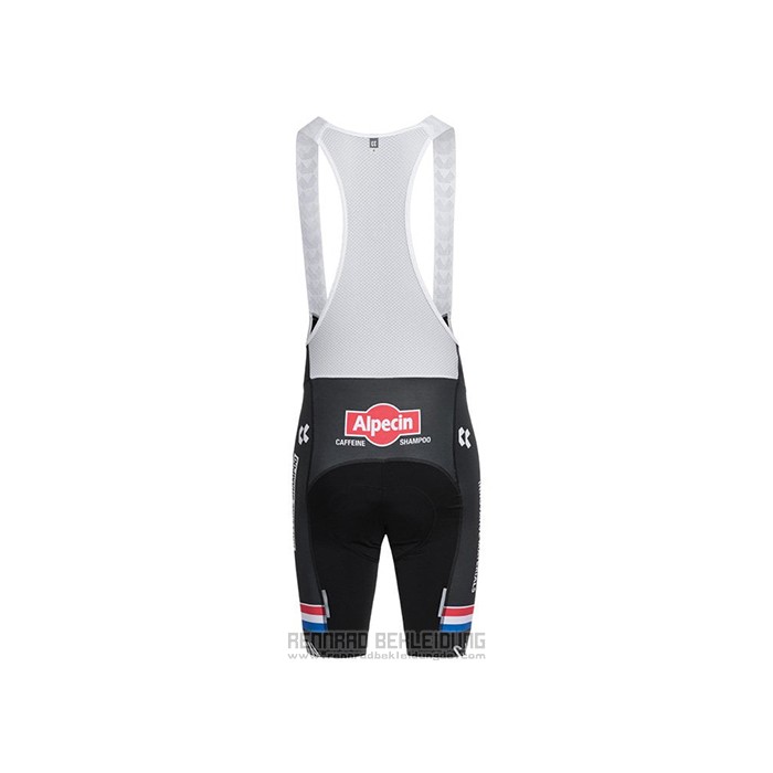 2021 Fahrradbekleidung Alpecin Fenix Champion Niederlande Trikot Kurzarm und Tragerhose